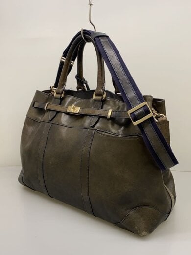 商品画像：ブリーフケース/レザー/KHK/無地 2