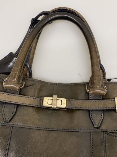 商品画像：ブリーフケース/レザー/KHK/無地 8