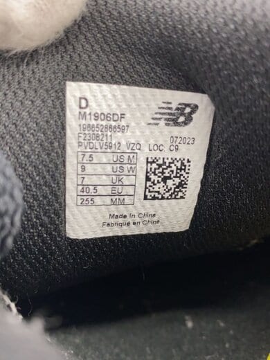 商品画像：M1906/ブラック/25.5cm/BLK 5