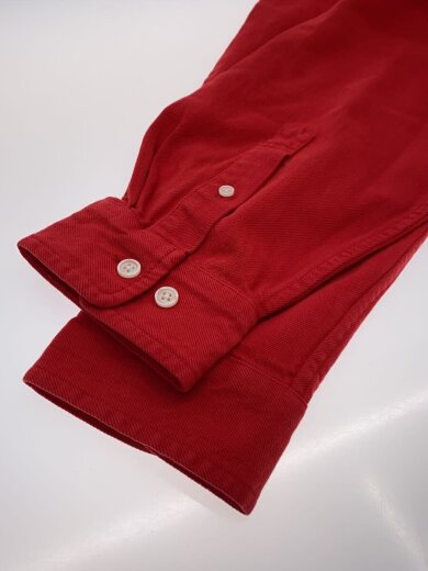 商品画像：長袖シャツ/M/コットン/RED 5