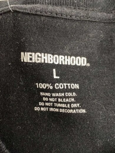 商品画像：Tシャツ/L/コットン/BLK/無地// 3