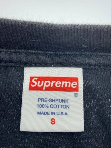 商品画像：長袖Tシャツ/S/コットン/BLK/無地 3