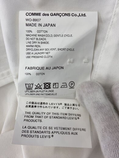商品画像：Gジャン/M/コットン/WHT/WO-B907// 5