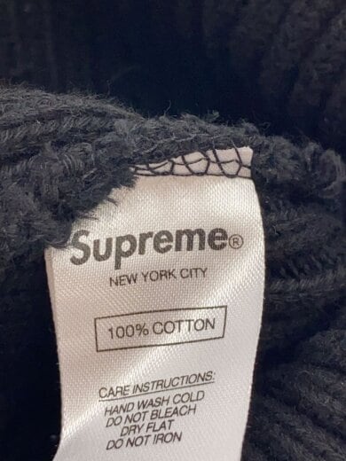 商品画像：ニットキャップ/--/コットン/BLK/無地/レディース// 4