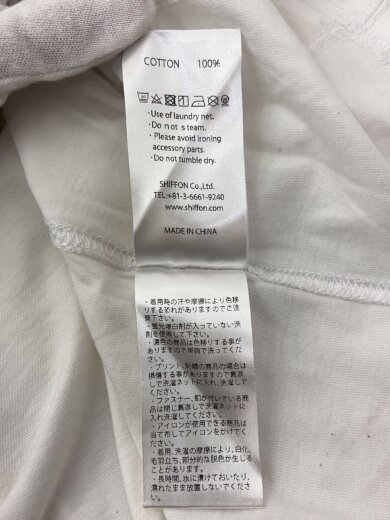 商品画像：Tシャツ/--/コットン/WHT 5