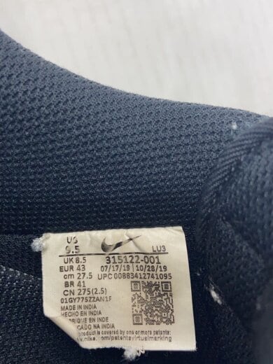 商品画像：AIR FORCE 1 07/エアフォース/ブラック/315122-001/27.5cm/BLK// 5