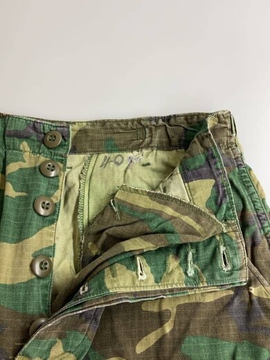 商品画像：70s/ジャングルファティーグ/リップストッ/--/コットン/KHK/カモフラ/8415-00-945-9227 3