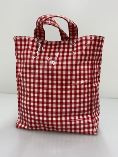 商品画像：ハンドバッグ/PVC/RED/チェック// 2