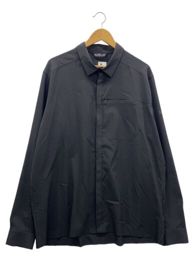 商品画像：長袖シャツ/XL/ポリエステル/BLK// 1