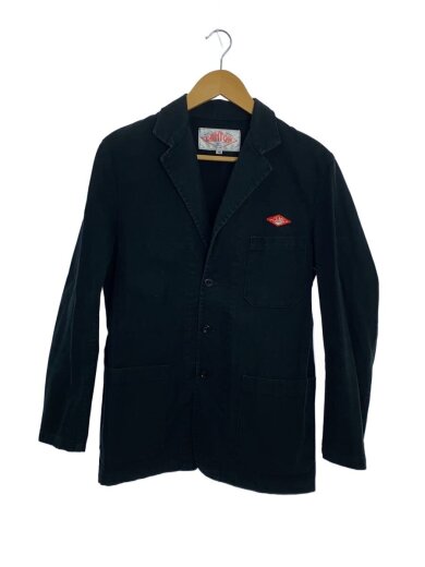 商品画像：テーラードジャケット/38/コットン/BLK/無地 1