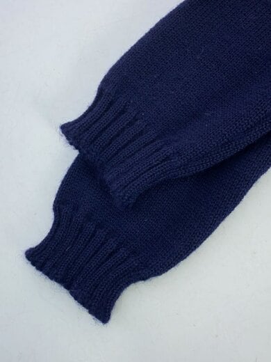 商品画像：ニット・セーター(厚手)/34/ウール/NVY/無地 6