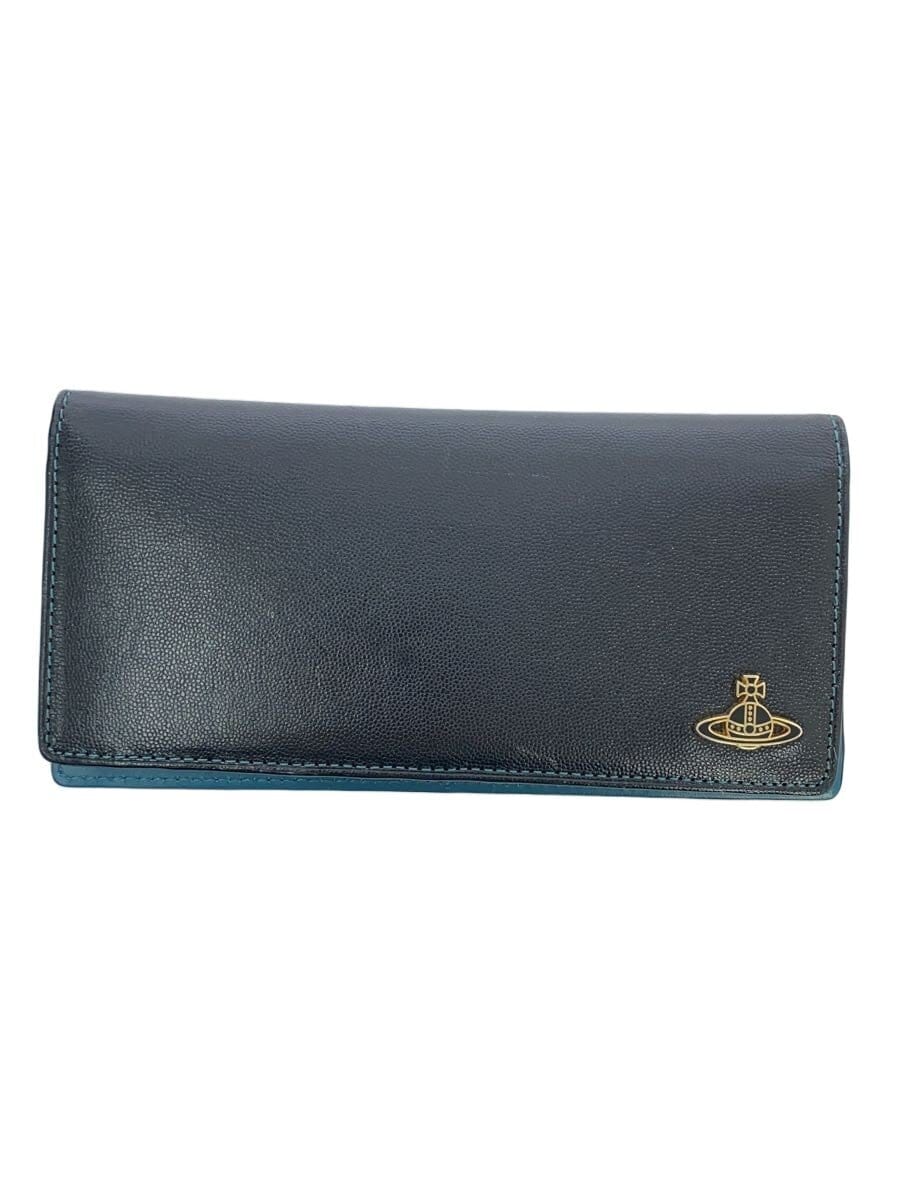 Vivienne Westwood / 長財布/レザー/BLK/メンズ