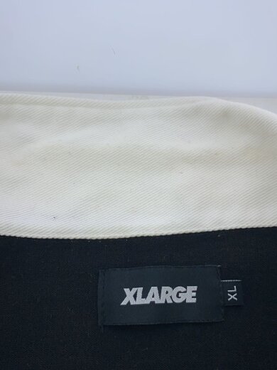 商品画像：ハーフジップラガーシャツ/長袖Tシャツ/XL/コットン/BLK/101214013004 6