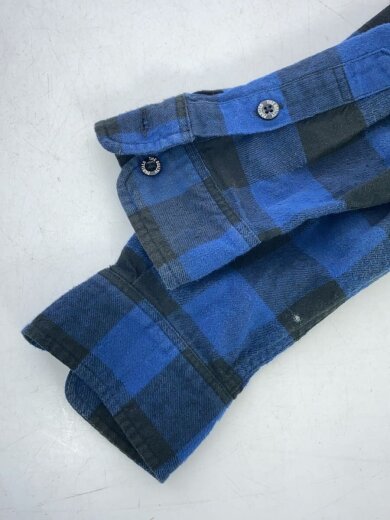 商品画像：ポロシャツ/L/コットン/BLU/チェック/WMR-BLO-SHI-02 5