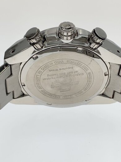 商品画像：クォーツ腕時計/アナログ/ステンレス/BLK/SLV/SS/EFE-504RBSP 3