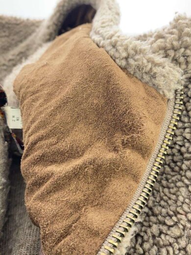 商品画像：T&SKI/フリースジャケット/M/アクリル/BRW/無地 8