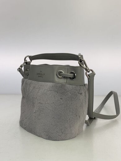 商品画像：ショルダーバッグ/フェイクファー/GRY/無地/KE580 2