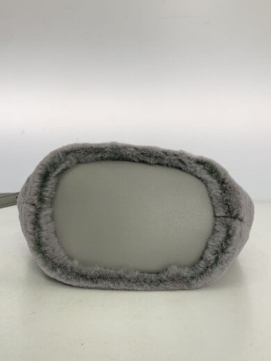 商品画像：ショルダーバッグ/フェイクファー/GRY/無地/KE580 4
