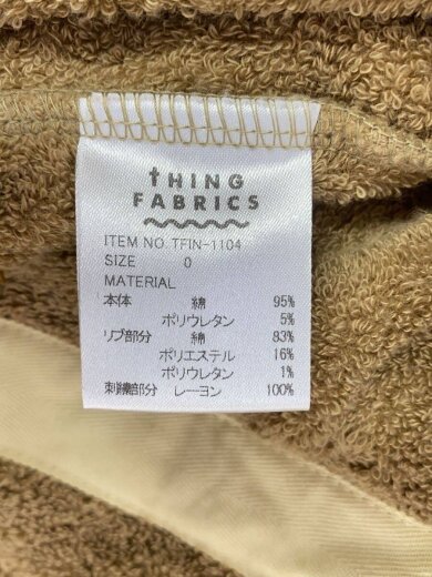 商品画像：THING FABRICS/ジップパーカー/0/コットン/CML 4