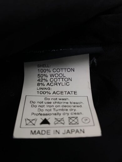 商品画像：ジャケット/--/コットン/BLK 4