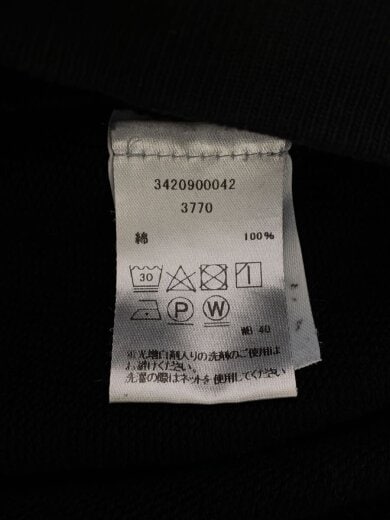 商品画像：スウェット/XL/コットン/BLK/無地/3420900042// 4