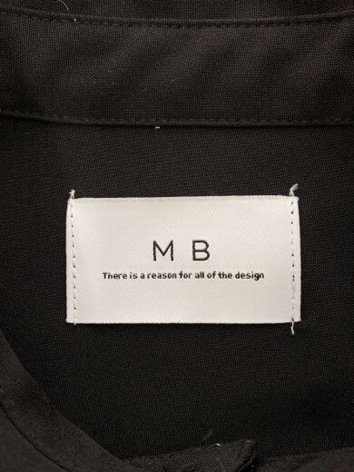 商品画像：長袖シャツ/M/コットン/BLK/MB-12-005 3