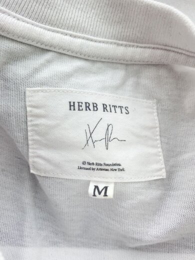 商品画像：HERB RITTS/Tシャツ/M/コットン/WHT 3