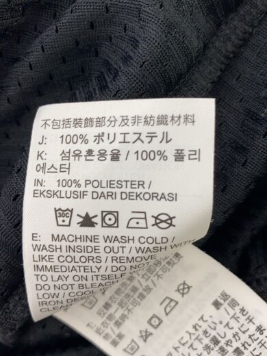 画像：NIKEカットソー/M/ポリエステル/BLK/無地/HJ0281-0104