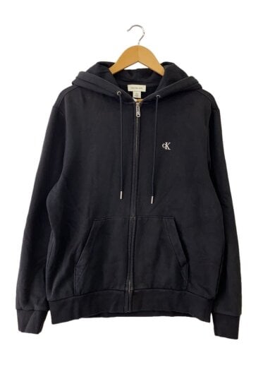 商品画像：ジップパーカー/XL/ポリエステル/BLK/40QM434// 1