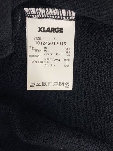 商品画像：スウェット/XL/コットン/BLK/101243012016 4