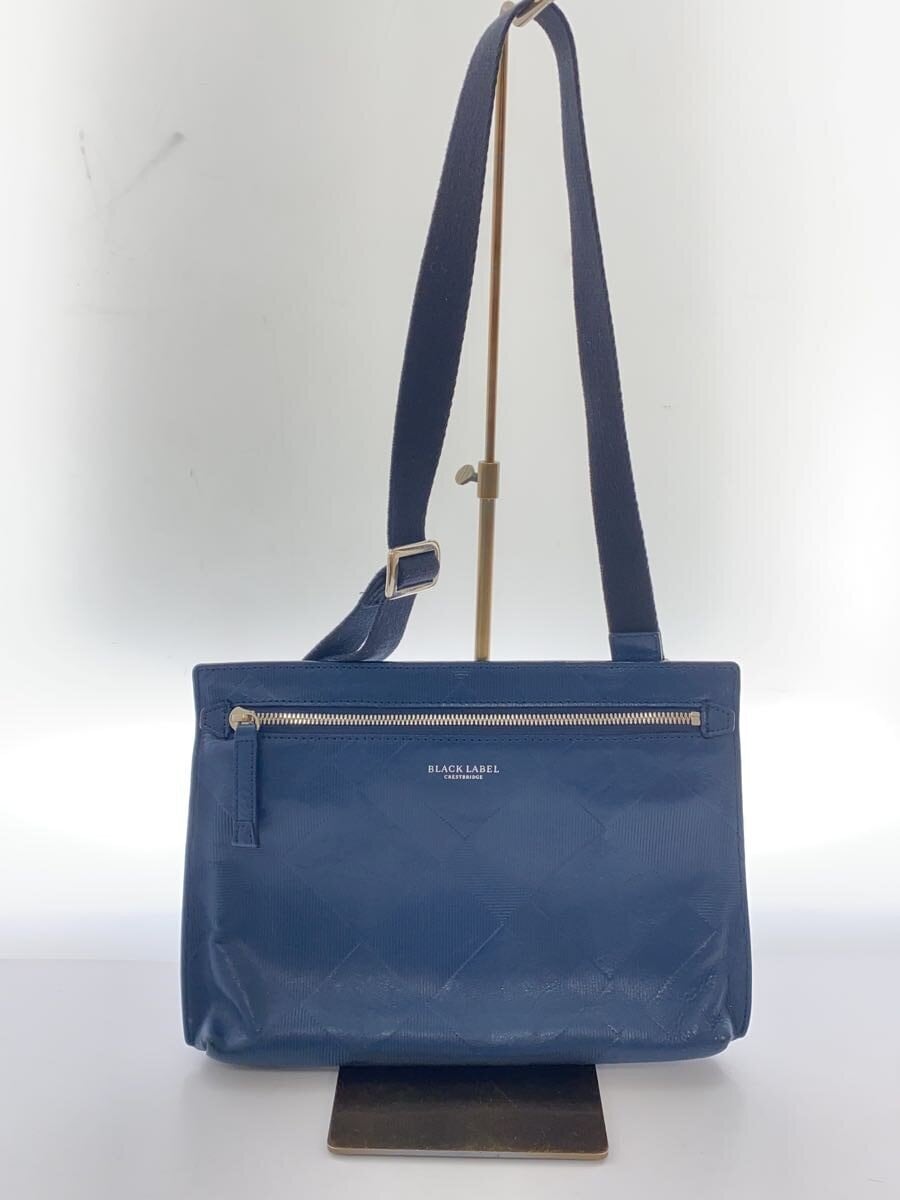 BLACK LABEL CRESTBRIDGE / ショルダーバッグ/レザー/BLU