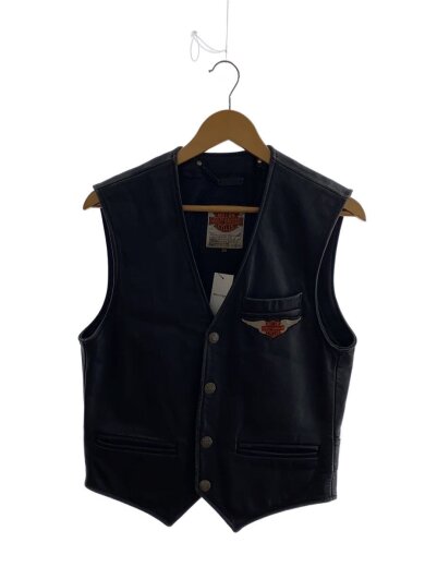 商品画像：ベスト/38/レザー/BLK 1