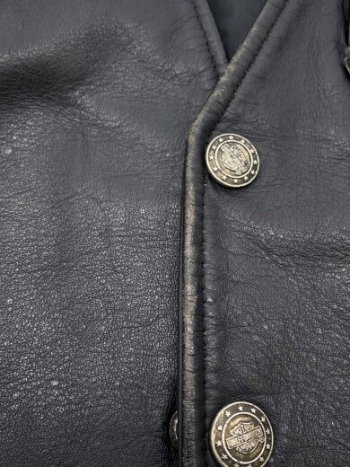 商品画像：ベスト/38/レザー/BLK 5