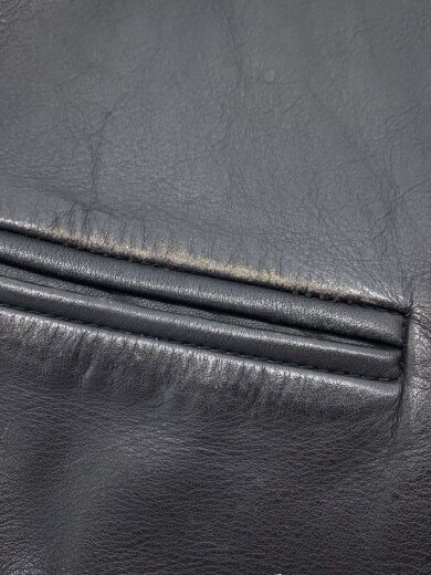 商品画像：ベスト/38/レザー/BLK 6