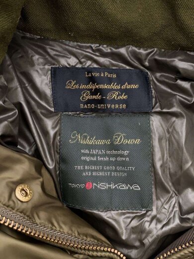 商品画像：ロングダウンジャケット/38/ポリエステル/KHK/NL64CT5501TS 3