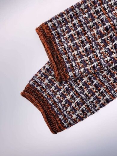 商品画像：ニット・セーター(厚手)/1/アクリル/ORN/総柄/11222361304 5