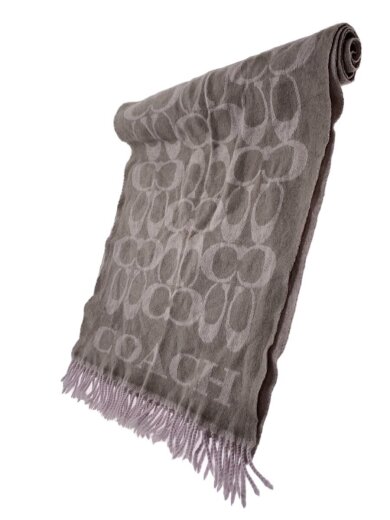 画像：COACHマフラー/ウール/BEG/レディース/F763841