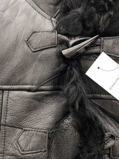 商品画像：レザージャケット・ブルゾン/--/羊革/BLK/無地 7