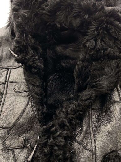 商品画像：レザージャケット・ブルゾン/--/羊革/BLK/無地 9