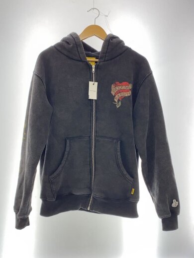 商品画像：ジップパーカー/M/コットン/GRY 1