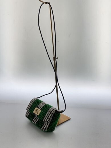 商品画像：ショルダーバッグ/ツイード/GRN/WE00401 2