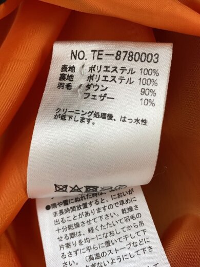 商品画像：ダウンジャケット/M/ポリエステル/BLK/無地/te-8780003 5