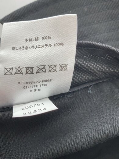 商品画像：バケットハット/--/コットン/BLK/無地/メンズ 6