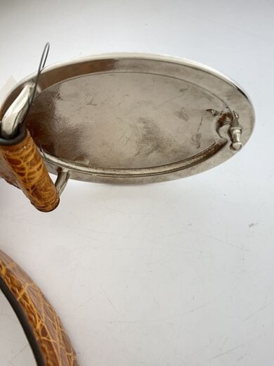 商品画像：carlo del monte/ベルト/レザー/BRW/メンズ/クロコレザー/イタリア製/85/34 5