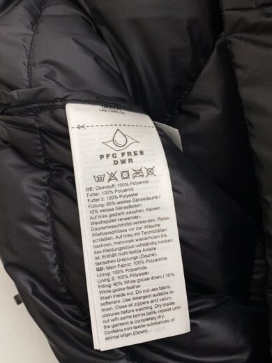 商品画像：ダウンジャケット/M/ナイロン/BLK/無地/1013-03730 4