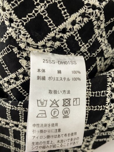 商品画像：半袖シャツ/L/コットン/BLK/25SS-DH01SS// 4