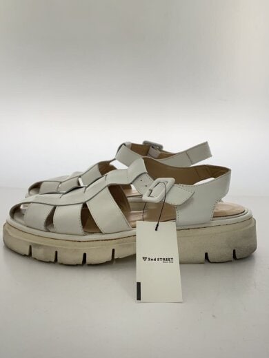 商品画像：サンダル/37/WHT/レザー/グルカサンダル 1