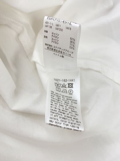 商品画像：長袖ブラウス/--/コットン/WHT/1521-162-1441// 5