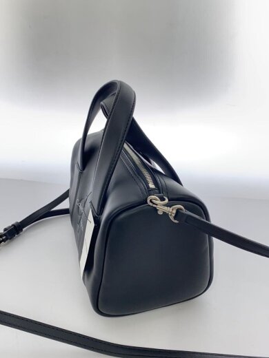商品画像：ボストンバッグ/フェイクレザー/BLK/ミニショルダーボストン 2