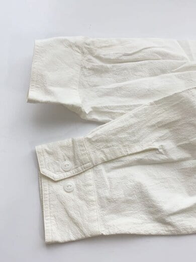 商品画像：長袖シャツ/L/コットン/WHT/23-050-470-4000-1-0 5